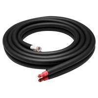 COOLSHIRT 8FT WATER HOSE W/ SAFETY PULL FITTINGS