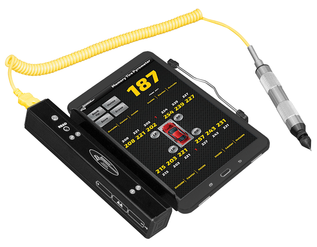 LONGACRE MEMORY TIRE PYROMETER WITH TABLET