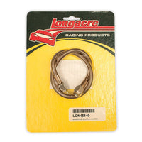 LONGACRE BRAKE LINE - 18" #4 w- #4 AN BOTH ENDS