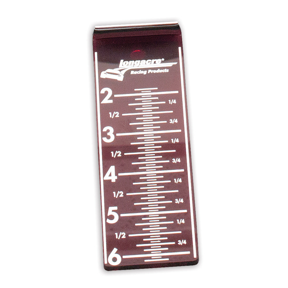 LONGACRE LASER CHASSIS HEIGHT CHECKER TARGET ONLY - 2" - 6"