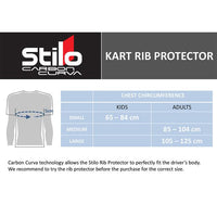 STILO CARBON CURVA RIB PROTECTOR