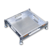 LONGACRE BILLET SCALE PAD LEVELERS WITH 1 BUILT-IN SIDESLIDERS™ FOR 2 1-2" PADS - SET OF 4