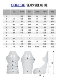 SPARCO STREET SEATS SPX SPECIAL EDITION