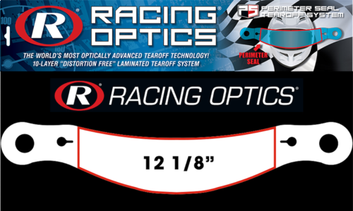 BELL 287 SRV TEAROFFS - RACING OPTICS X STACK (3X10) 2MIL - PERIMETER SEAL