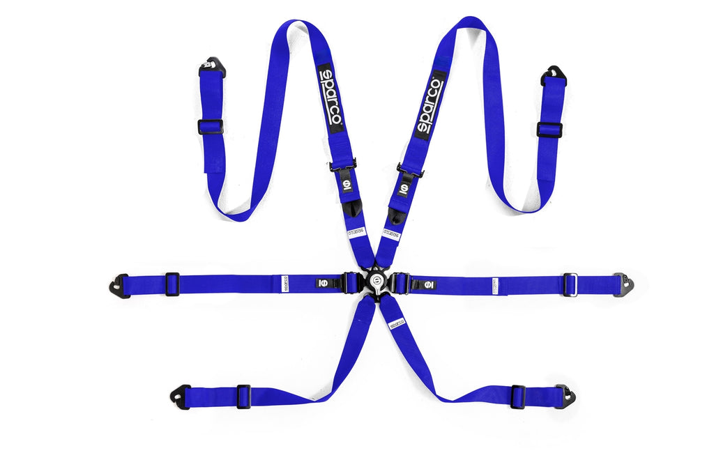 SPARCO HARNESS COMPETITION H-2 6PT STEEL PD 2"