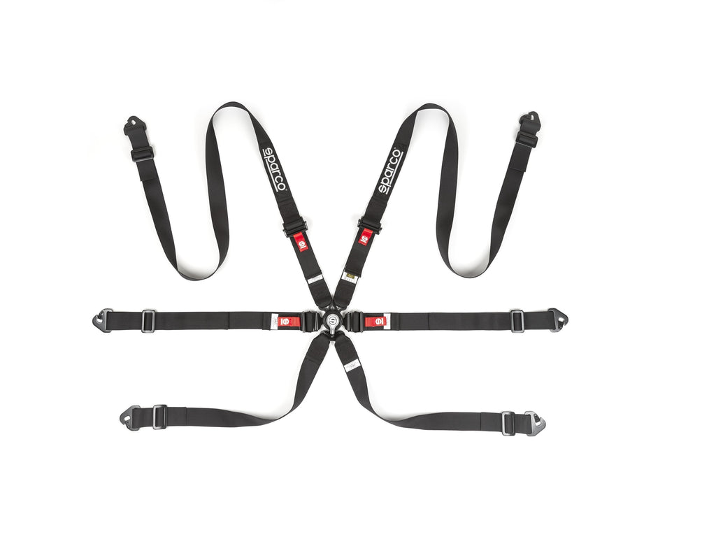 SPARCO HARNESS COMPETITION H-2 6PT ALUMINUM PD 2"