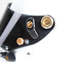 ARAI GP-6RC, GP-6 PED, GP-6 S, SK-6 ANODIZED ALUMINUM SCREW KIT