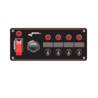 LONGACRE FLIP-UP START - IGNITION PANEL - W - 4 ACC& PILOT LIGHTS