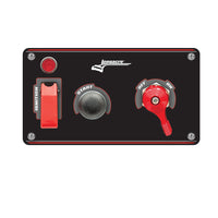 LONGACRE FLIP-UP START - IGNITION PANEL W - PILOT LIGHT & BATTERY DISCONNECT