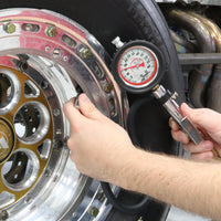 LONGACRE LIQUID FILLED 2½” GID QUICK FILL TIRE GAUGE 0-60 PSI