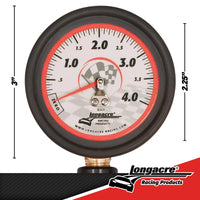 LONGACRE ANALOG DELUXE 2 1/2" TIRE GAUGE