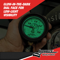 LONGACRE ANALOG DELUXE 2 1/2" TIRE GAUGE