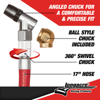 LONGACRE ANALOG DELUXE 2 1/2" TIRE GAUGE