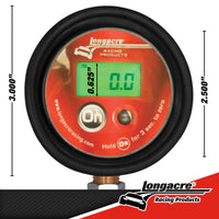 LONGACRE SEMI PRO DIGITAL TIRE PRESSURE GAUGE 0-60 PSI