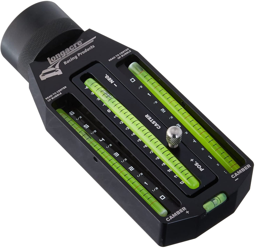 LONGACRE BILLET CASTER - CAMBER GAUGE WITH WIDE 5 ADAPTER - 1 13-16"- 16