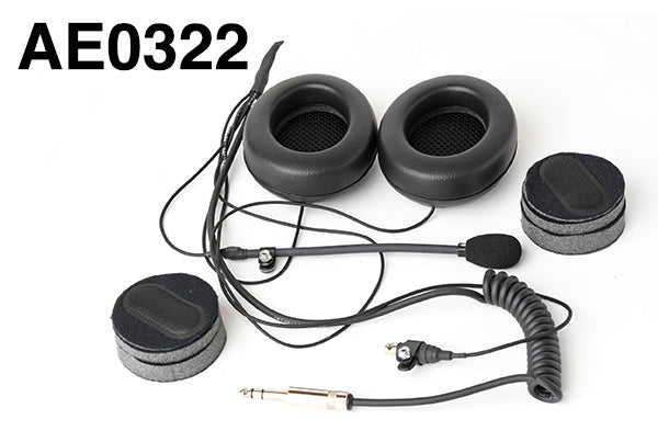 STILO Naked Nascar, Gentex Mic, Ear Muff/Ear- Bud 3.5mm Jack - AE0322