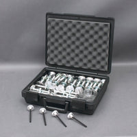 LONGACRE BILLET ONE PIECE ROLL-OFF LEVELERS WITH 1 BUILT-IN SIDESLIDERS™ FOR 2 1-2" PADS