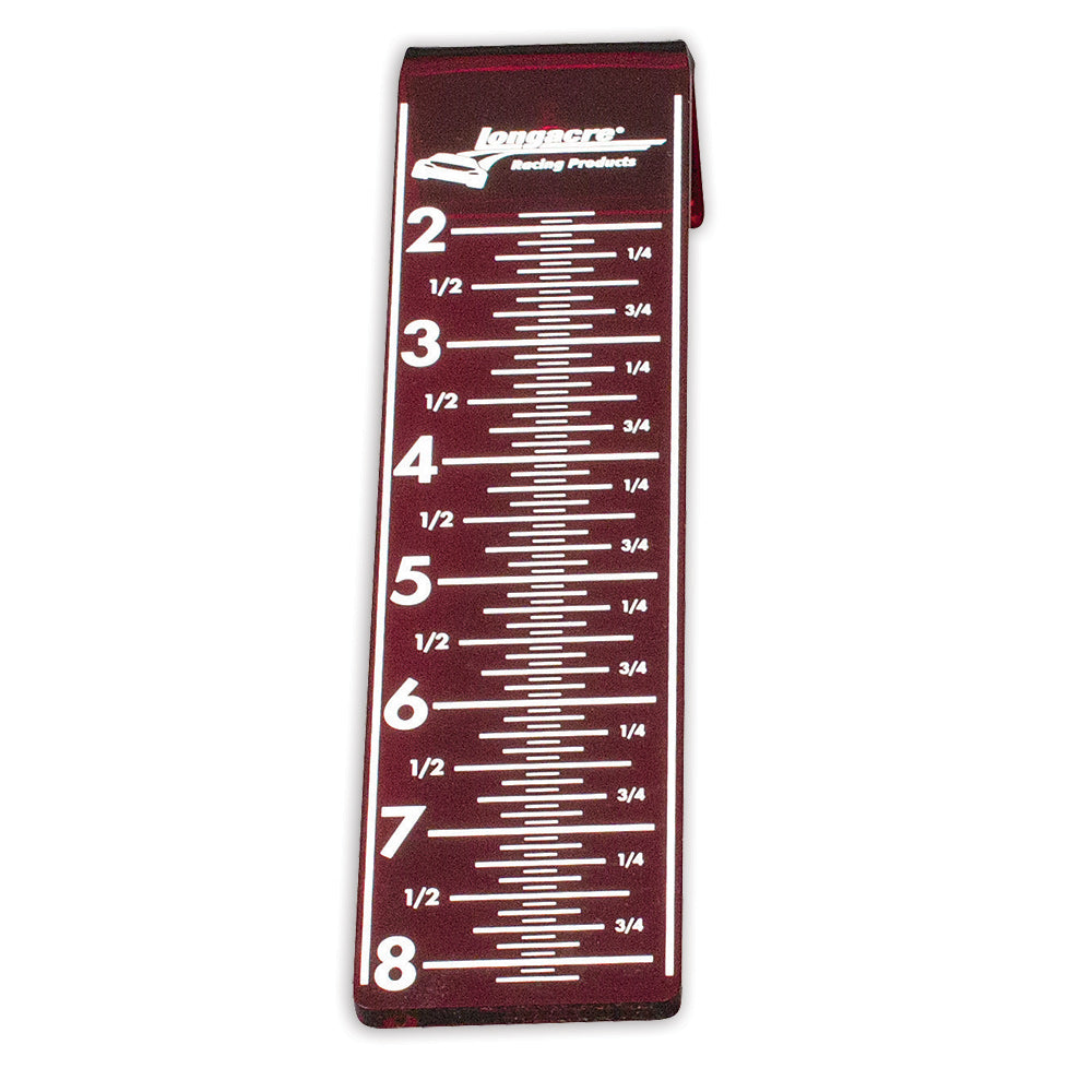 LONGACRE LASER CHASSIS HEIGHT CHECKER TARGET ONLY - 2" - 8"