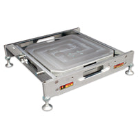 LONGACRE BILLET SCALE PAD LEVELERS WITH 1 BUILT-IN SIDESLIDERS™ FOR 2 1-2" PADS - SET OF 4