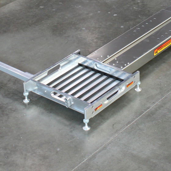 LONGACRE BILLET SCALE PAD LEVELERS WITH 1 BUILT-IN SIDESLIDERS™ FOR 2 1-2" PADS - SET OF 4