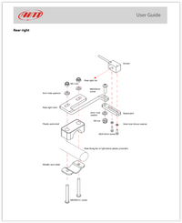 AIM MYCHRON KART TIRE TEMP SENSOR MOUNTING BRACKET KIT