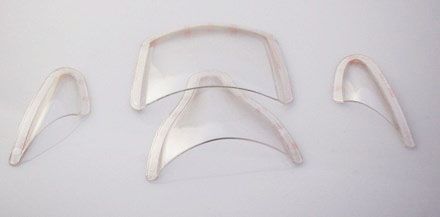 BELL AIR INTAKE KIT - HP7 CLEAR FINISH (4 PCS)