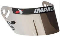 IMPACT RACING REPLACEMENT HELMET SHIELD CHROME