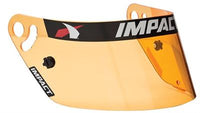 IMPACT RACING REPLACEMENT HELMET SHIELD HI-DEF AMBER