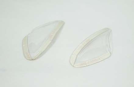 BELL AIR INTAKE SIDE EXTRACTORS KIT -HP7/HP77/RS7/KC7/HP5/GT5 CLEAR (2 PCS)